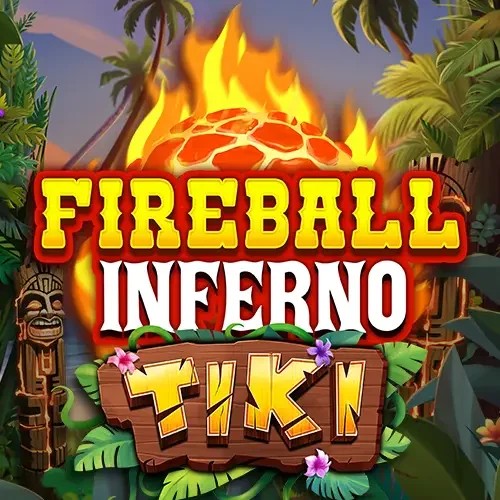 Fireball Inferno Tiki logo by NetEnt BetFriday Casino