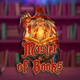 Master of Books slot logo by Swintt at BetFriday Casino